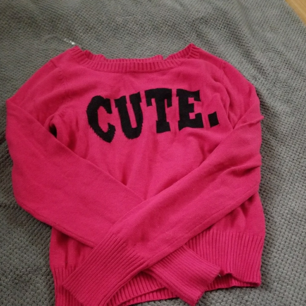 CUTE. Pink sweater Nwt